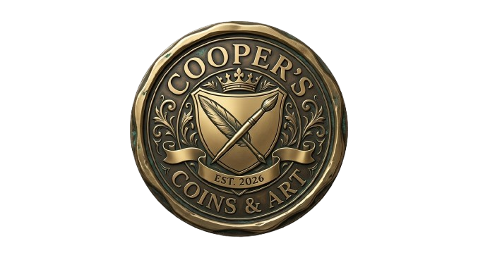 Cooper's Coins and Art Logo